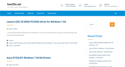 Desktop Screenshot of how2fix.net