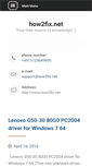 Mobile Screenshot of how2fix.net